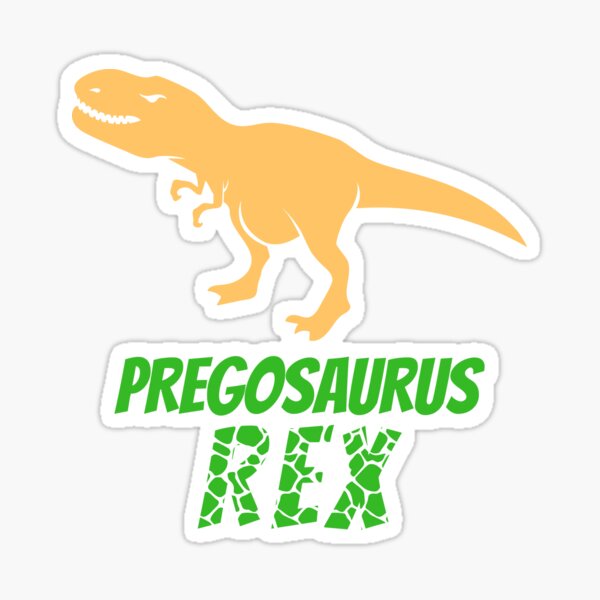 Pregasaurus Rex Stickers Redbubble