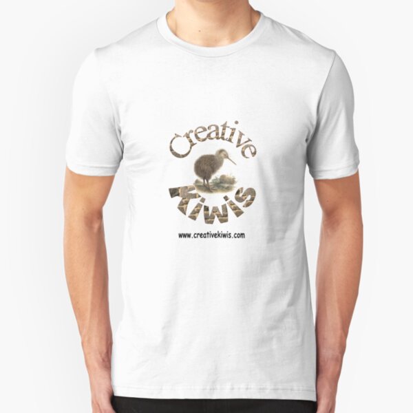Creative Kiwis, New Zealand, Aotearoa Slim Fit T-Shirt