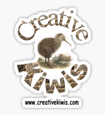 Creative Kiwis, New Zealand, Aotearoa Sticker