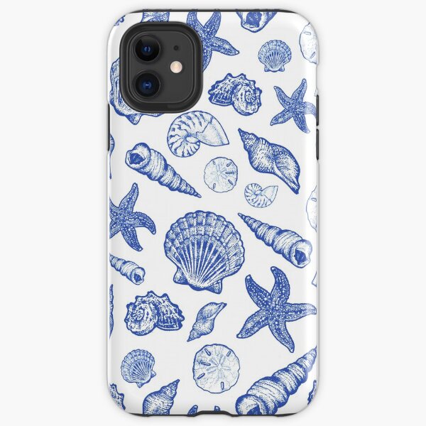Item preview, Blue Seashell Print designed and sold by Elizabeth Weglein.
