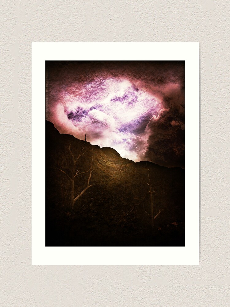 Alternate view of Mountain Door Art Print