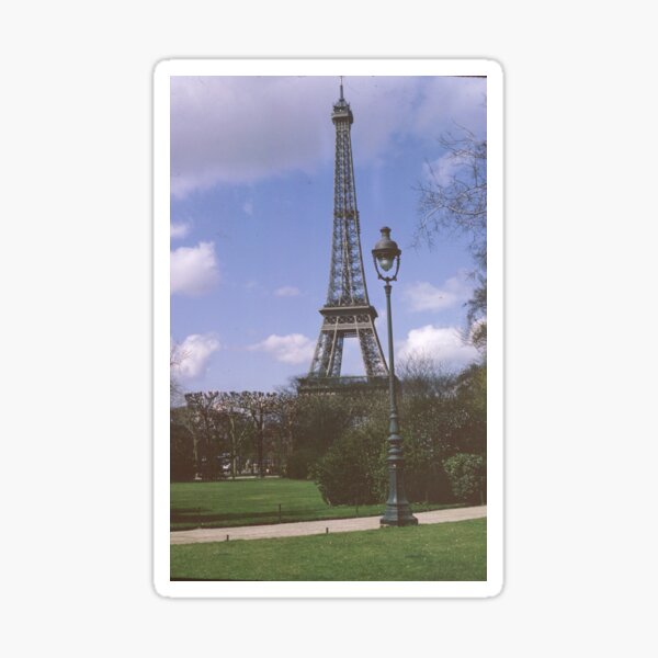 Eiffel Tower, Paris, France,1970 Sticker