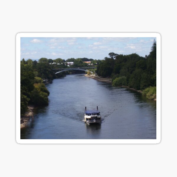 Waikato River, New Zealand Aotearoa Sticker
