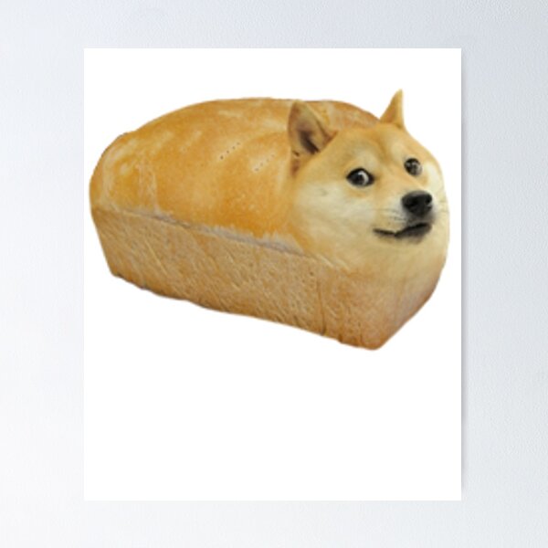 Artikel-Vorschau von Shiba Inu Doge Brot Meme, designt und verkauft von Braden Sullivan.
