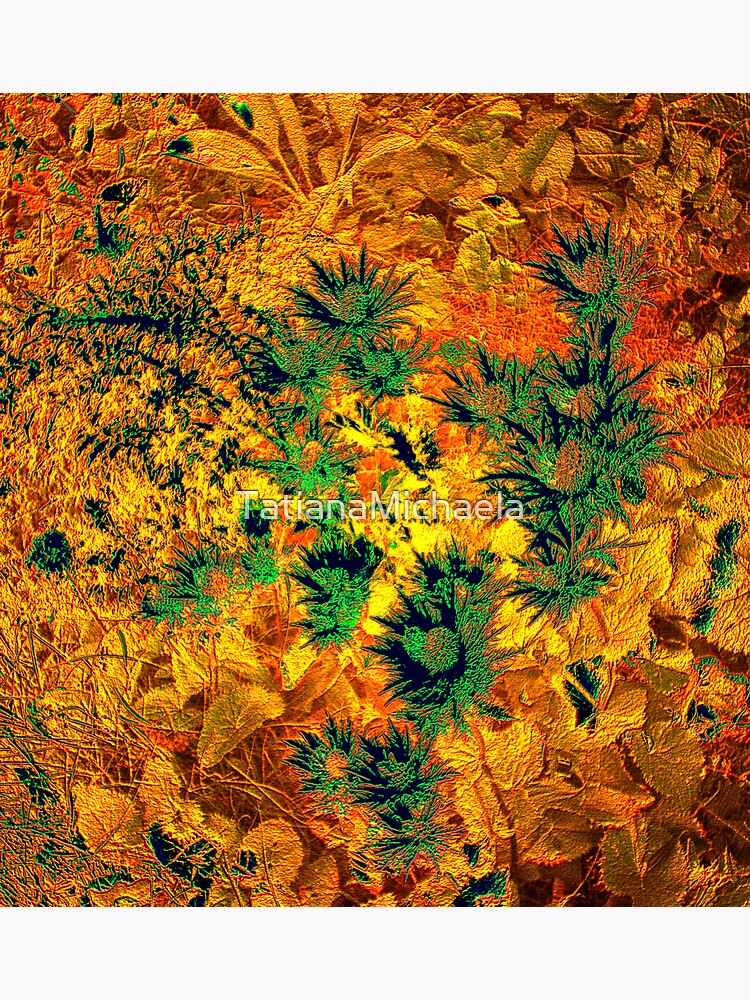 Thumbnail 2 of 2, Postcard, GREEN FLOWERS designed and sold by TatianaMichaela.