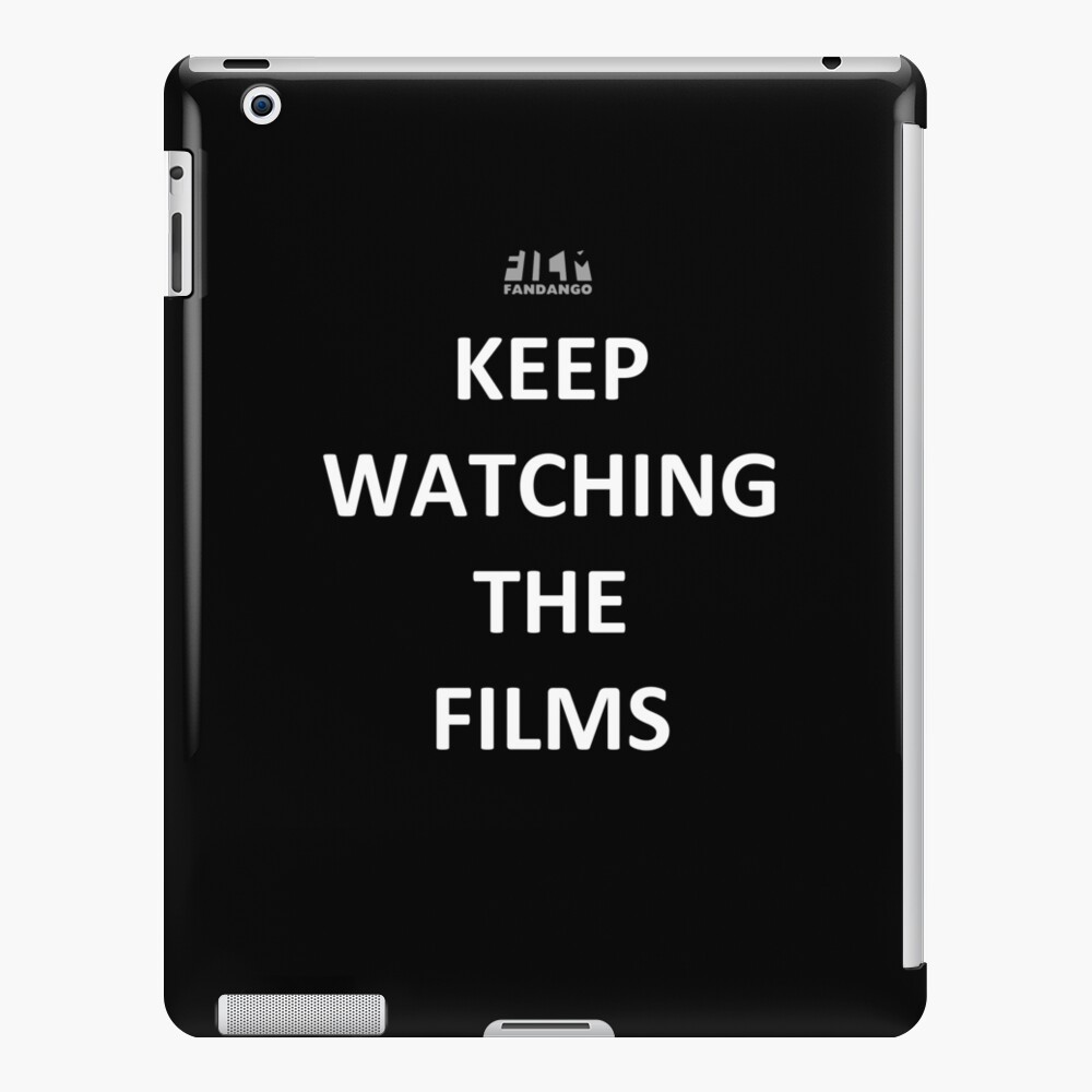 "Keep Watching the Films" - WHITE iPad Case & Skin