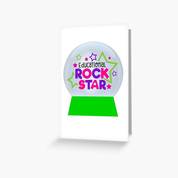 Rockstar Greeting Cards Redbubble - blue rock star smile roblox