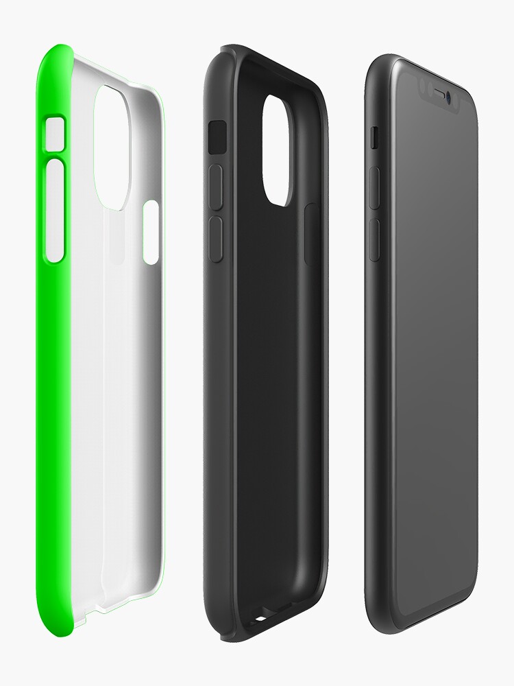 Alternate view of Neon Green iPhone Case & Cover