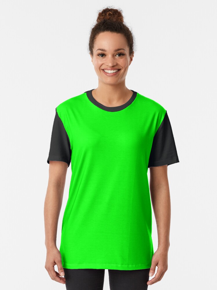 Neon Green Solid Color Graphic T Shirt for Sale by Moonshine Paradise Redbubble