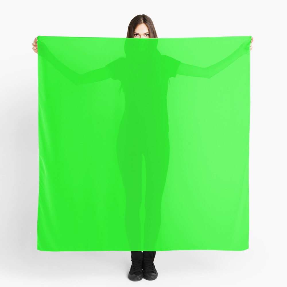 Neon Green Scarf