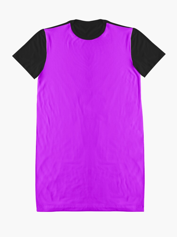 Alternate view of Neon Purple Graphic T-Shirt Dress