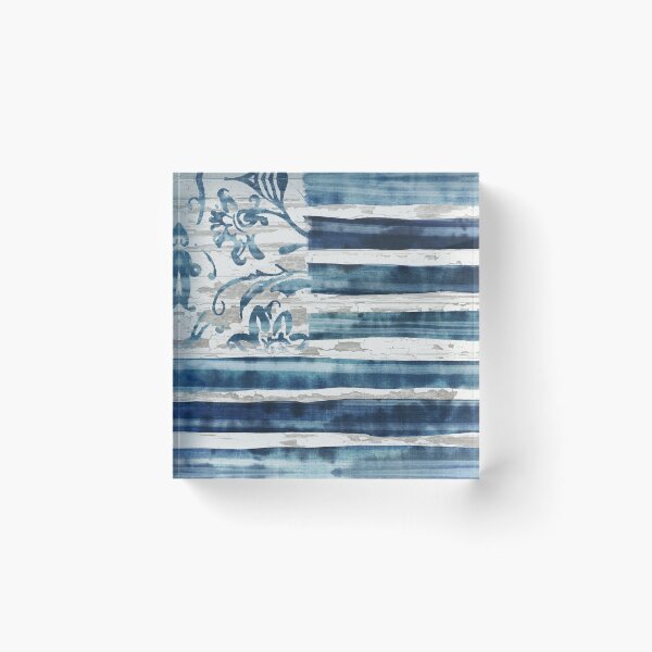 Item preview, Boho Flag Indigo designed and sold by Sasha Art Gallery.