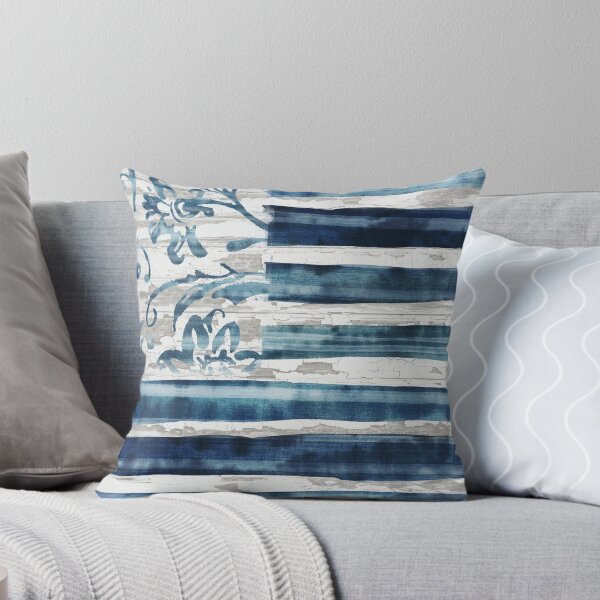 Item preview, Boho Flag Indigo designed and sold by Sasha Art Gallery.