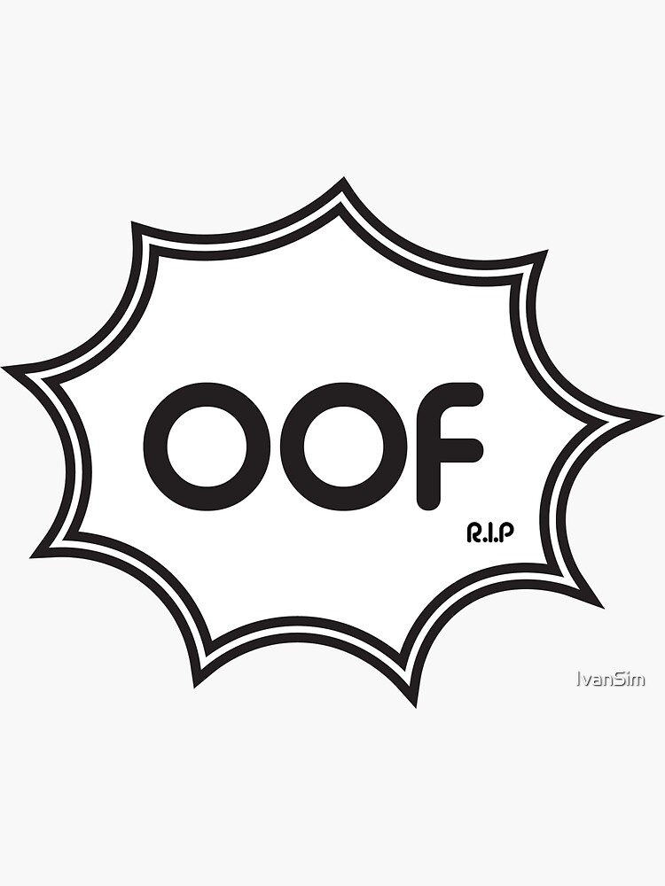 Oof Urban Dictionary Stickers Redbubble - oof roblox urban dictionary