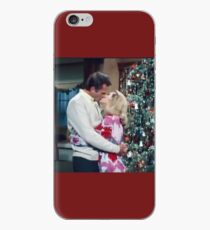 Samantha and Darrin Kissing By the Christmas Tree iPhone Case