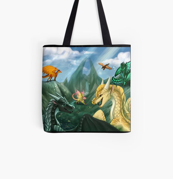 Wings of Fire - Welcome to Jade Mountain All Over Print Tote Bag