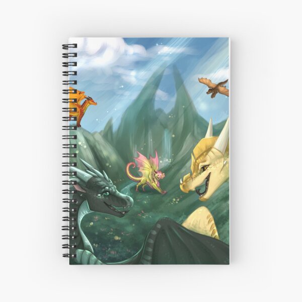 Wings of Fire - Welcome to Jade Mountain Spiral Notebook