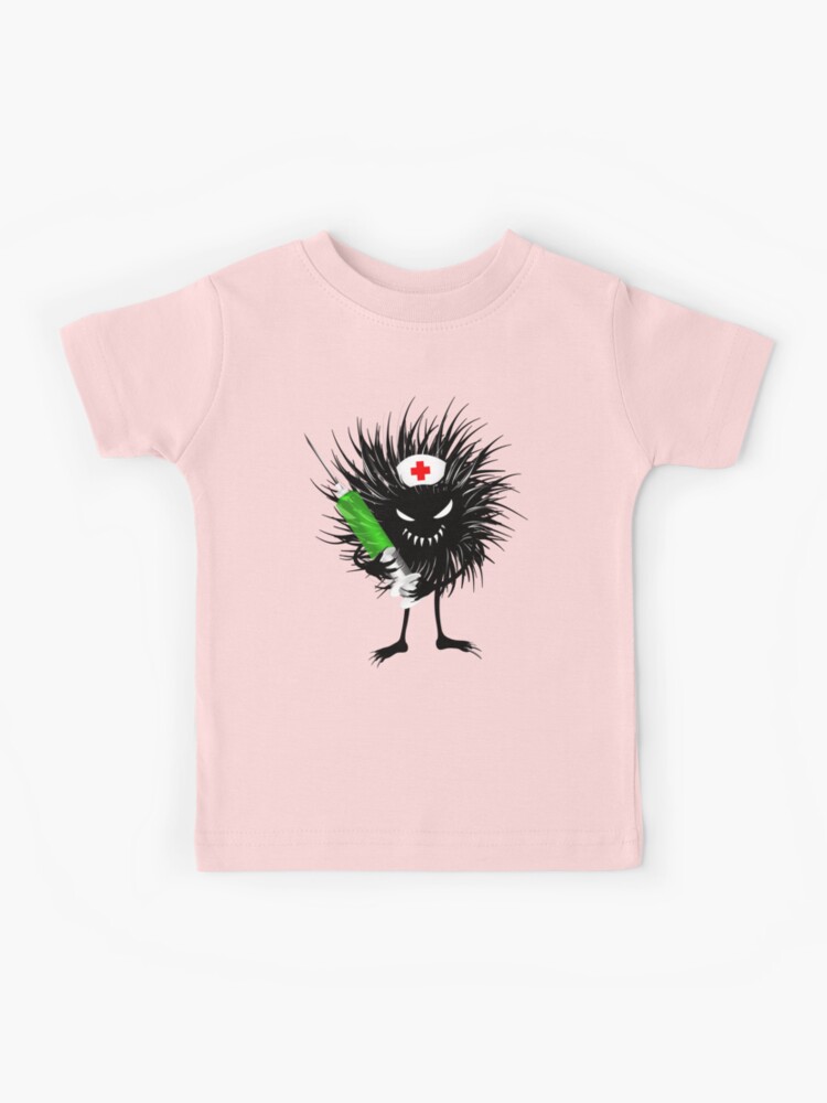 Pink Mouths With Vampire Teeth Kids T-Shirt by Boriana Giormova