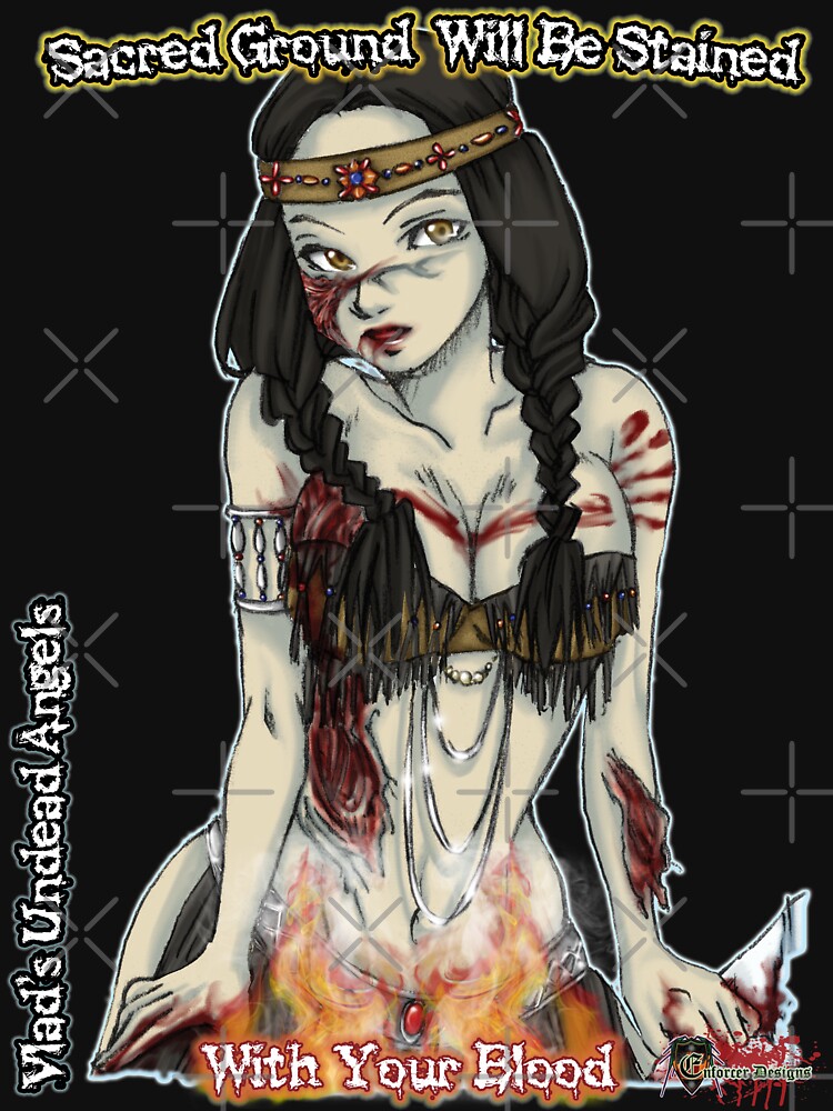 Undead Angels: Zombie Thanksgiving Native American by EnforcerDesigns