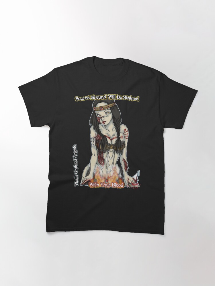 Alternate view of Undead Angels: Zombie Thanksgiving Native American Classic T-Shirt