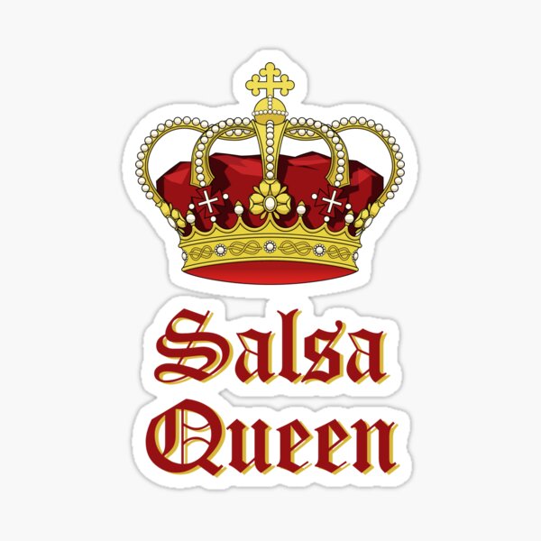 Salsa Queen Sticker For Sale By Latinotime Redbubble 0365