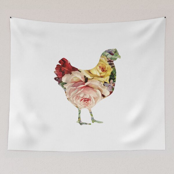 Item preview, Flower Chicken designed and sold by NerdyBerlin.