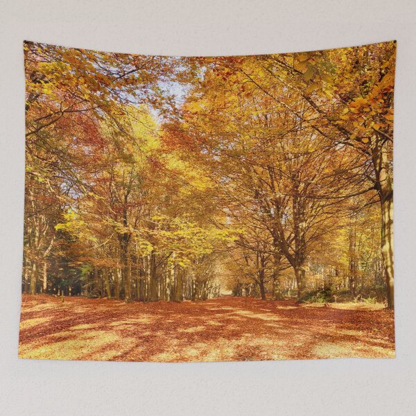 Item preview, Autumn forest trees in amazing colour designed and sold by simonbratt.