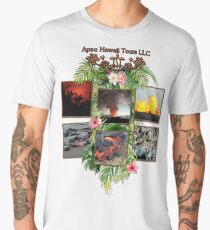 Apau Hawaii Tours - Lava Day Cycle Huddle Men's Premium T-Shirt