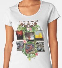Apau Hawaii Tours - Lava Tag Cycle Huddle Frauen Premium T-Shirts