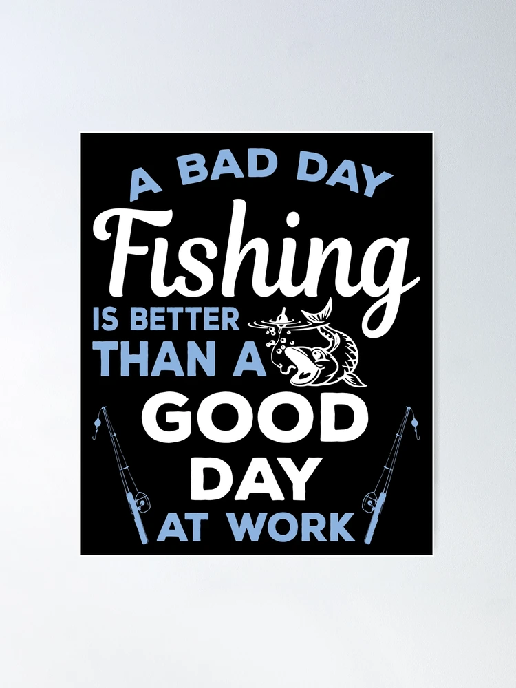 Funny Dad Fishing Shirt Fishing and Beer Fisherman Gift Poster