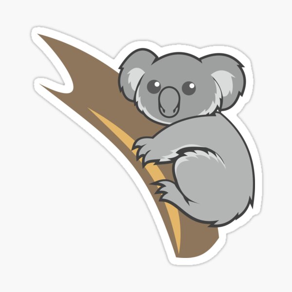 Koala Joke Stickers Redbubble - koala resorts roblox