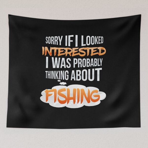 Artikelvorschau, Lustiges Denken an Fischen T-Shirt Angler-Geschenk entworfen und verkauft von Anumber1.