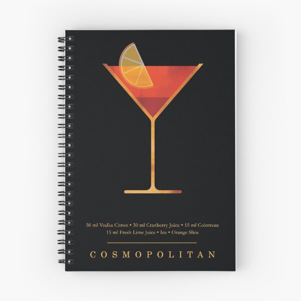 Item preview, Cosmopolitan Cocktail - Classic Cocktails Series - Black and Gold - Modern, Minimal Decor designed and sold by Studio Grafiikka.