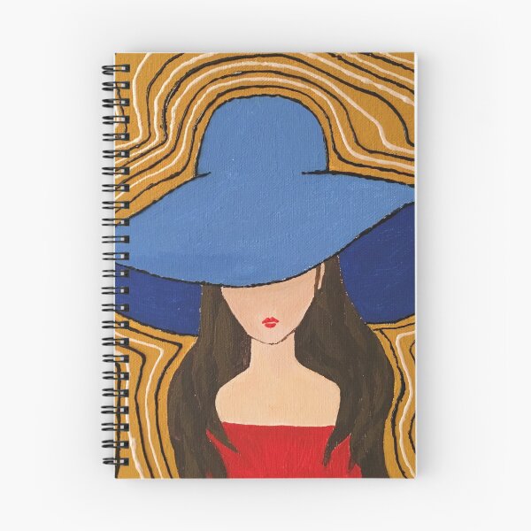 Item preview, Lady in a blue hat designed and sold by Ranisha.