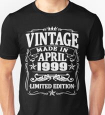 vintage since april 1999 Unisex T-Shirt