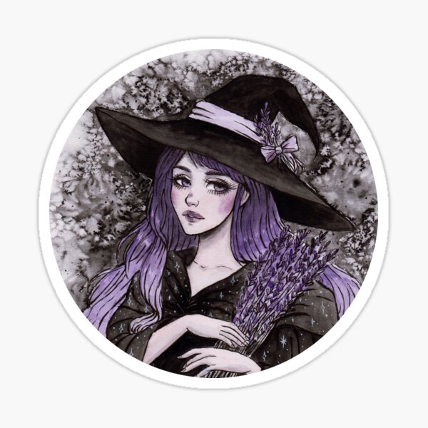 Lavender witch Sticker