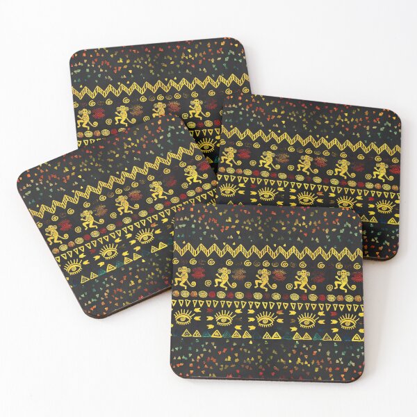 Item preview, Aztec Symbols Pattern designed and sold by Nartissima.