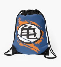 Goku Kame Symbol Ripped Design Drawstring Bag