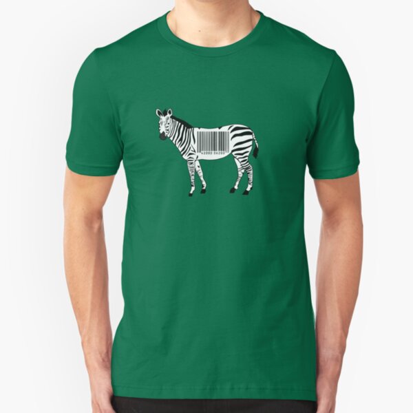 Barcode Zebra Slim Fit T-Shirt