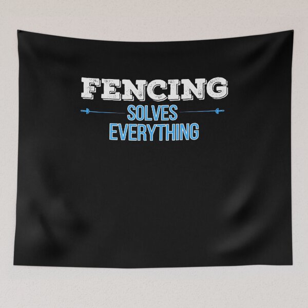 Item preview, Fencing Solves Everything T-Shirt Fencer Gift designed and sold by Anumber1.