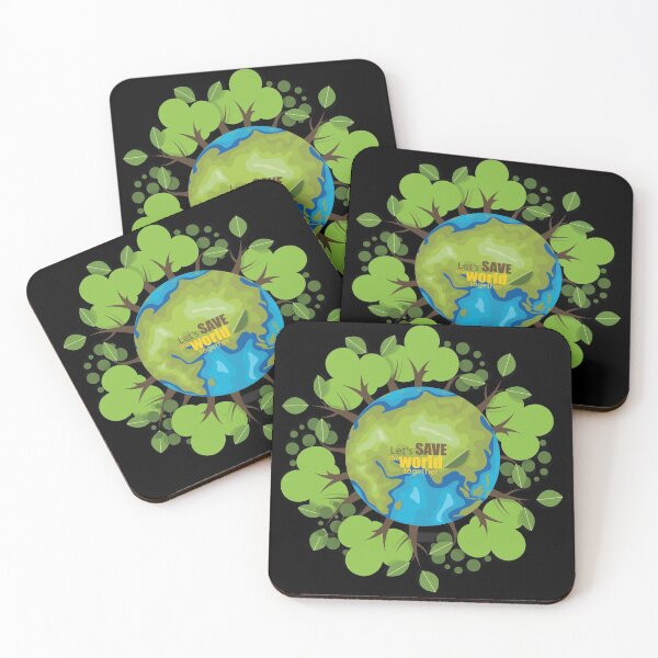 Item preview, Lets Save The World Together Earth Protect Eco Environmental Design designed and sold by overstyle.