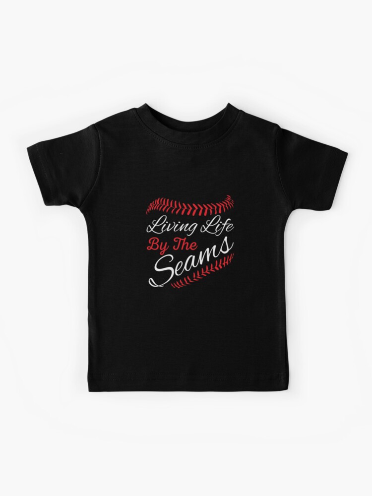 TarasVinylCreations Baseball Mom Shirt / Softball Mom Shirt / Living Life by The Seams / Seams and Dreams / Tball / Travel Ball / Coach Gift / Baseball Shirt