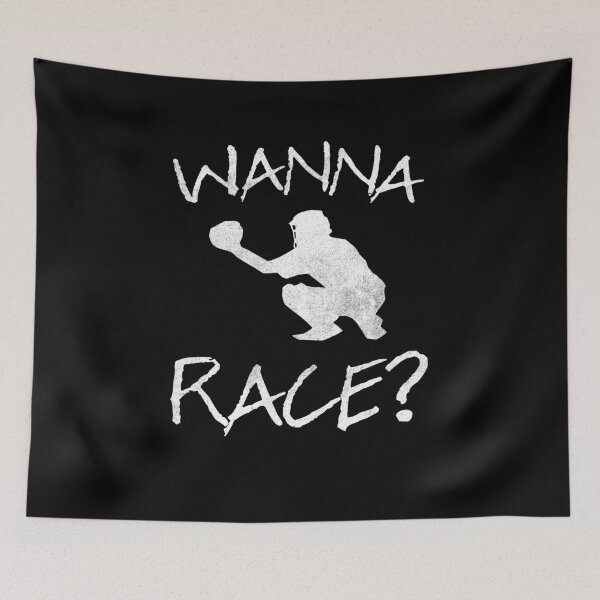 Item preview, Wanna Race T-Shirt Baseball Catcher Gift designed and sold by Anumber1.