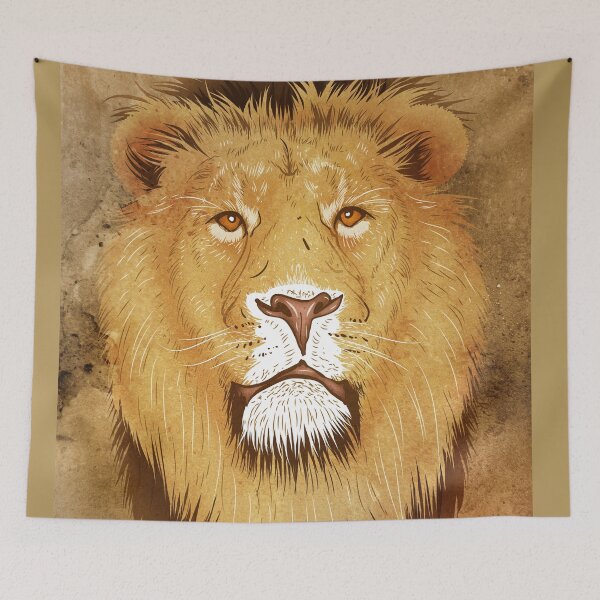 Item preview, The head of a male lion designed and sold by mikeranger.