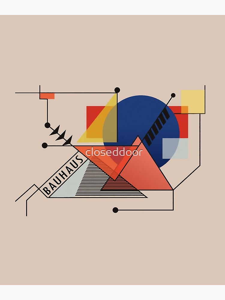 "Bauhaus Art Deco" Poster for Sale by closeddoor Redbubble