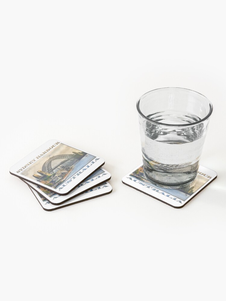 Alternate view of Sydney Harbour Coasters (Set of 4)