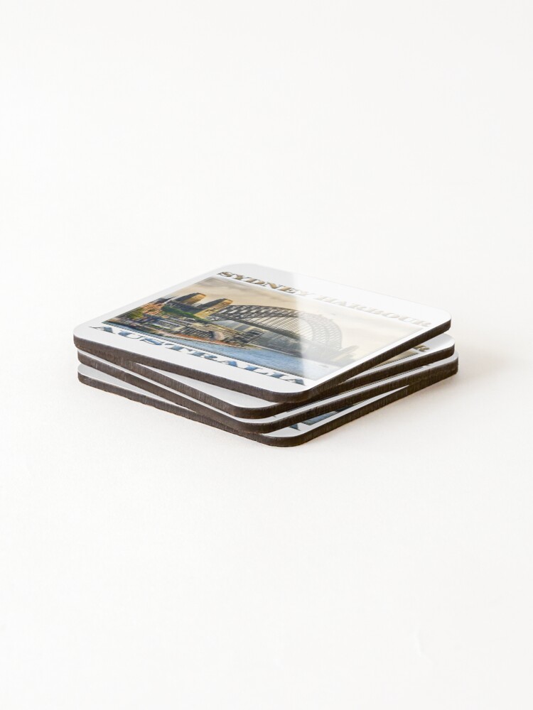 Alternate view of Sydney Harbour Coasters (Set of 4)