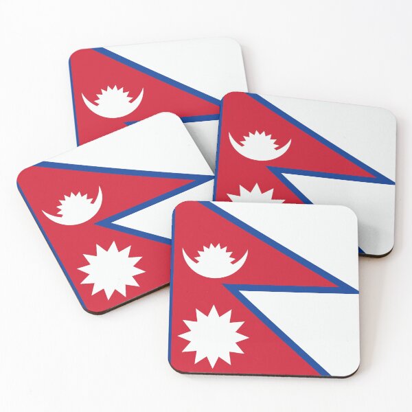 Item preview, Nepal Flag designed and sold by YaelleDark.