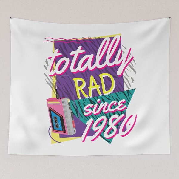 Item preview, Totally Rad 80s Throwback 1980 designed and sold by augenpulver.