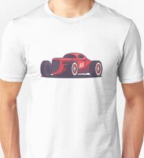 Vintage Hot Rod Classic Street Racer - Red Unisex T-Shirt